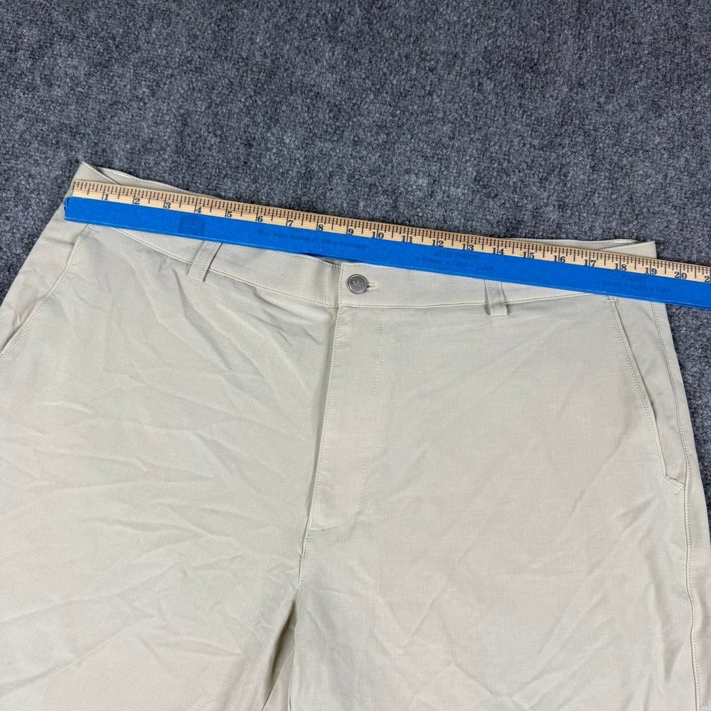 Peter Millar Shackleford Shorts Mens 38 Khaki Performance 4-Way Stretch Golf Tan - Picture 6 of 8